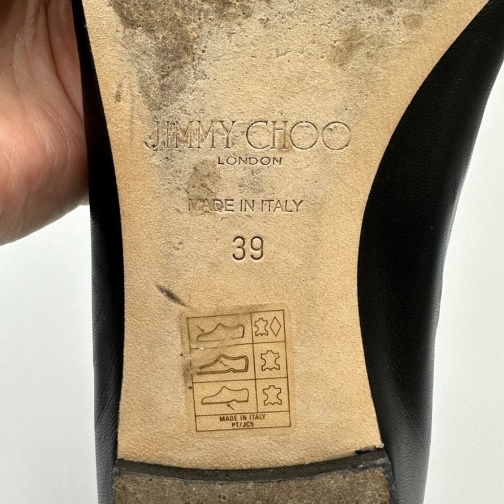 ✨ HP ✨ JIMMY CHOO TYLER BALLET FLAT W/ANKLE TIE (39) - Picture 13 of 13